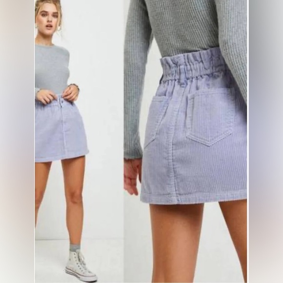PacSun Dresses & Skirts - Pacsun corduroy mini purple new with tags size S
